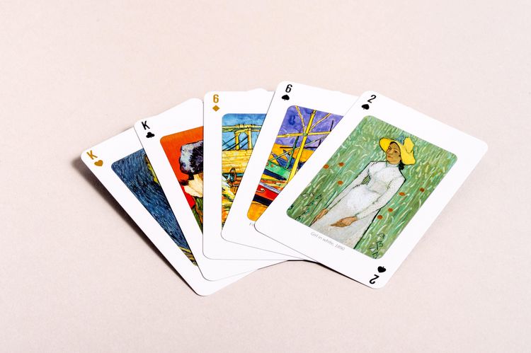 Produktbild: Kartenspiel Vincent van Gogh. 54 Spielkarten mit 53 Van-Gogh-Motiven
