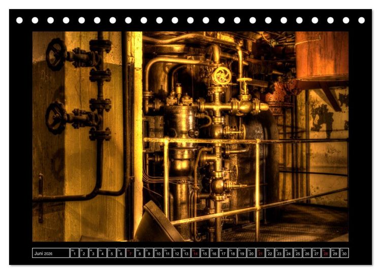 Produktbild: Rost - Quer durch's Ruhrgebiet (Tischkalender 2026 DIN A5 quer), CALVENDO Monatskalender