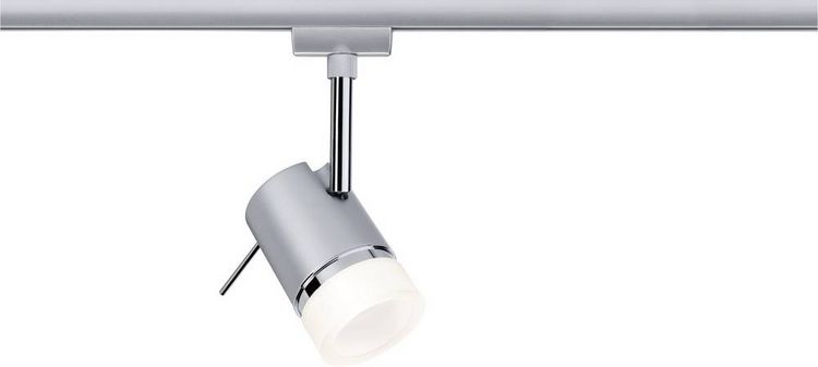 Produktbild: Paulmann Pipe Hochvolt-Schienensystem-Leuchte URail GU10 10W LED Chrom (matt), Chrom