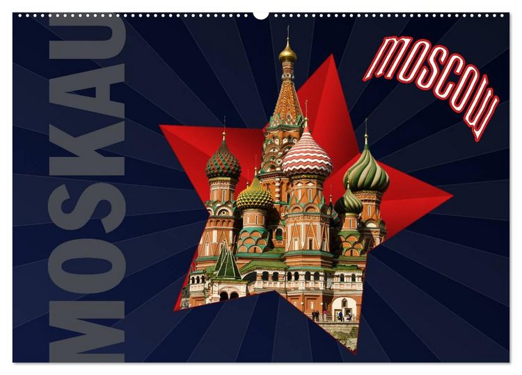 Produktbild: Moskau - Moscow (Wandkalender 2026 DIN A2 quer), CALVENDO Monatskalender
