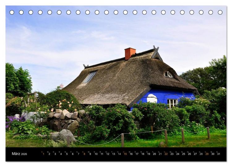 Produktbild: Sehnsucht Hiddensee 2026 (Tischkalender 2026 DIN A5 quer), CALVENDO Monatskalender