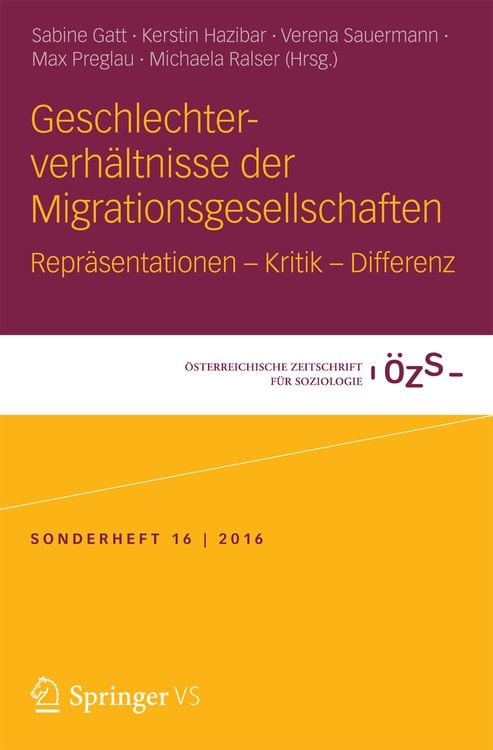 Produktbild: Geschlechterverhältnisse der Migrationsgesellschaften