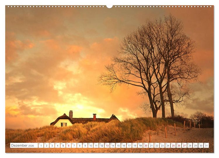 Produktbild: Faszination Fischland-Dar&szlig;-Zingst (Wandkalender 2026 DIN A2 quer), CALVENDO Monatskalender