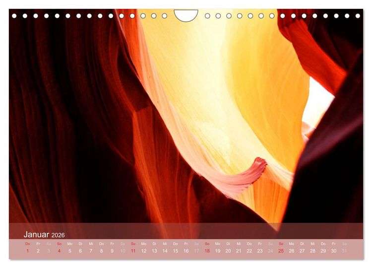 Produktbild: Der Antelope Canyon (Wandkalender 2026 DIN A4 quer), CALVENDO Monatskalender