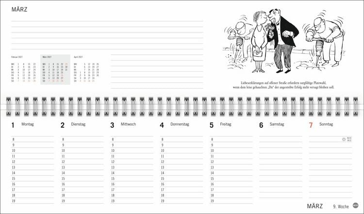 Produktbild: Loriot B&uuml;roplaner 2027