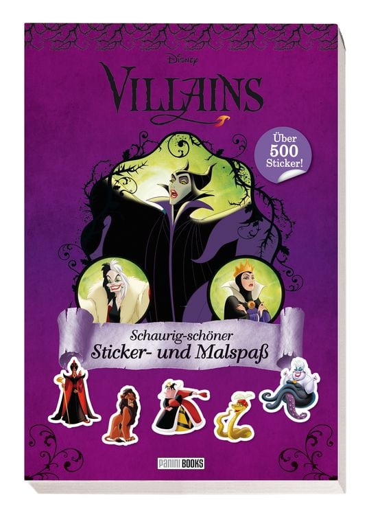 Produktbild: Disney Villains: Schaurig-sch&ouml;ner Sticker- und Malspa&szlig;