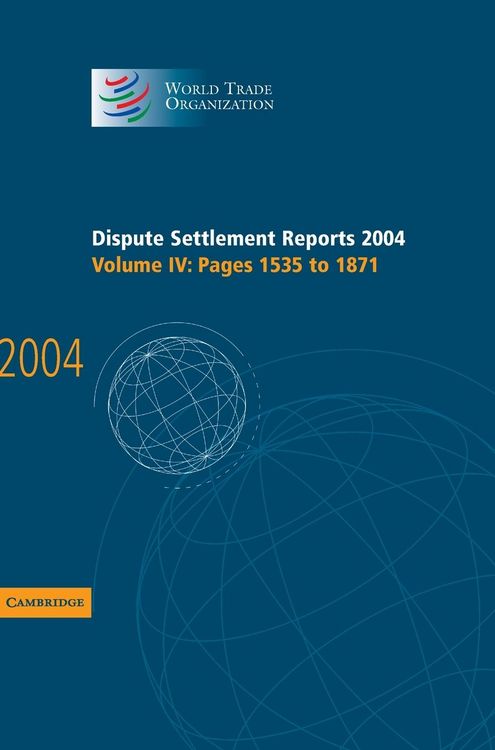 Produktbild: Dispute Settlement Reports 2004