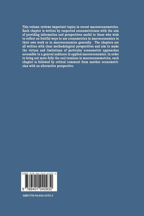 Produktbild: Macroeconometrics