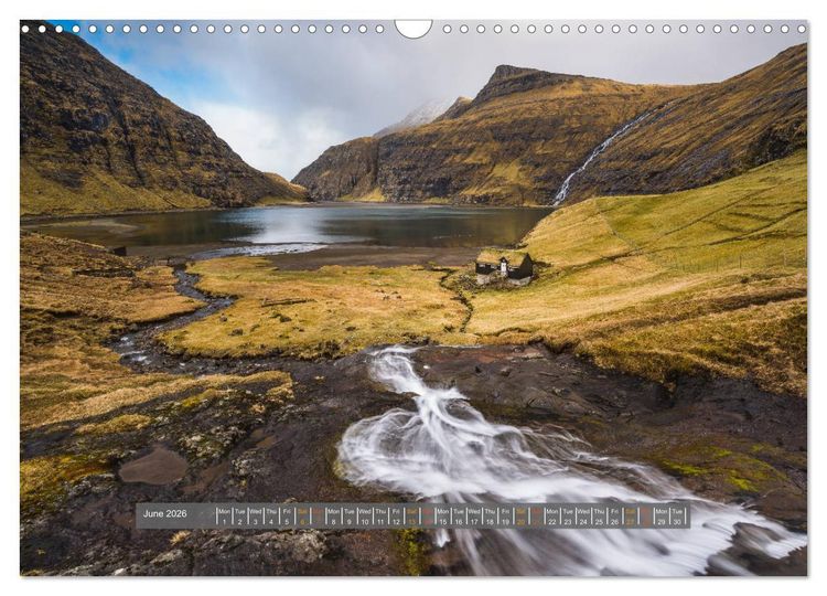 Produktbild: Spectacular beauty - Faroe Islands (Wall Calendar 2026 DIN A3 landscape), CALVENDO 12 Month Wall Calendar