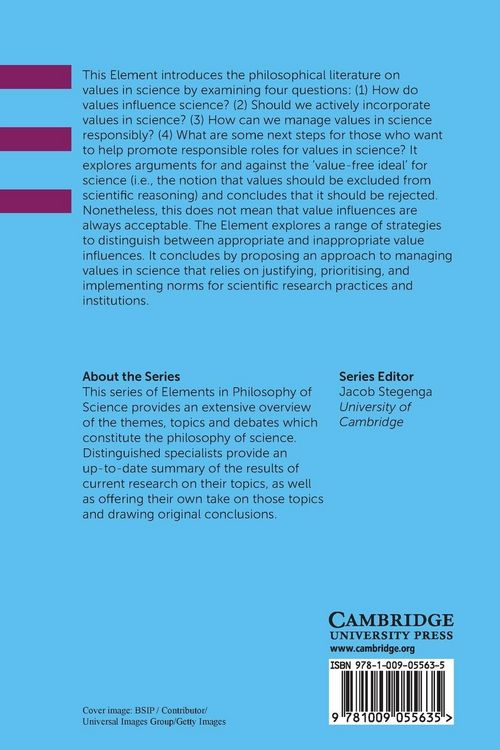 Produktbild: Values in Science