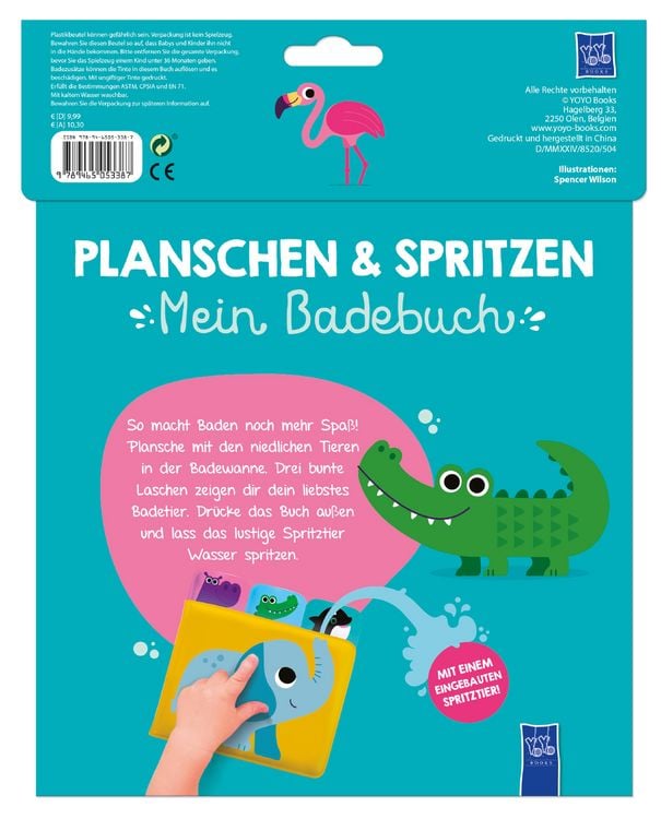 Produktbild: Planschen & Spritzen - Mein Badebuch (Elefant)