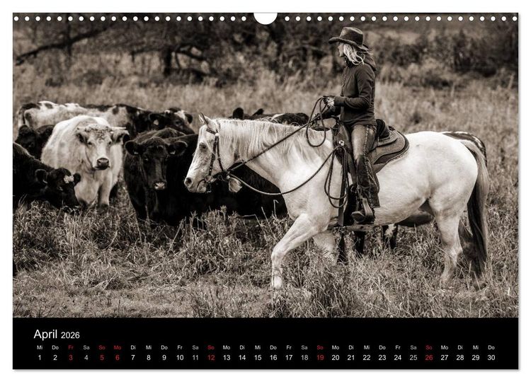 Produktbild: Westernreiten (Wandkalender 2026 DIN A3 quer), CALVENDO Monatskalender