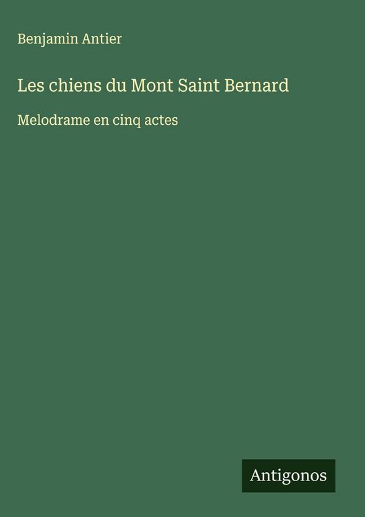Produktbild: Les chiens du Mont Saint Bernard