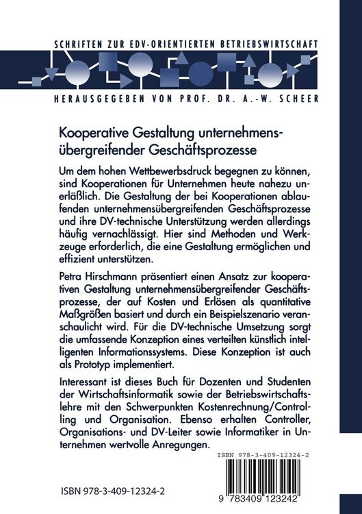 Produktbild: Kooperative Gestaltung unternehmens&uuml;bergreifender Gesch&auml;ftsprozesse
