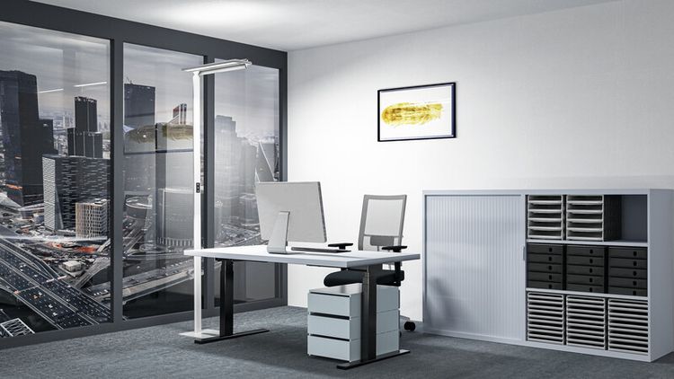 Produktbild: HANSA Stehleuchte LED Larimar, weiss