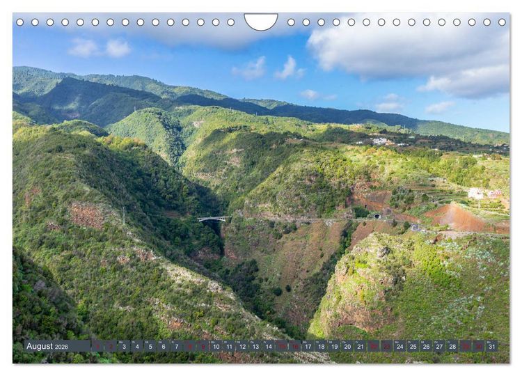 Produktbild: La Palma - Gr&uuml;ne Trauminsel im Atlantik (Wandkalender 2026 DIN A4 quer), CALVENDO Monatskalender
