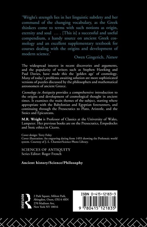 Produktbild: Cosmology in Antiquity