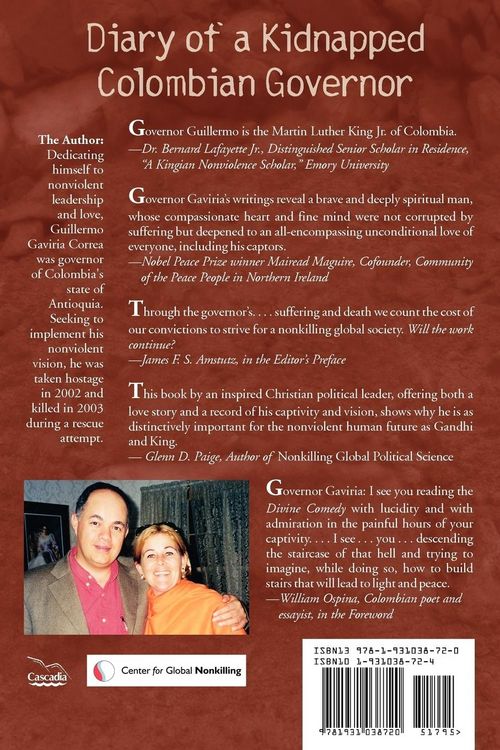 Produktbild: Diary of a Kidnapped Colombian Governor: A Journey Toward Nonviolent Transformation
