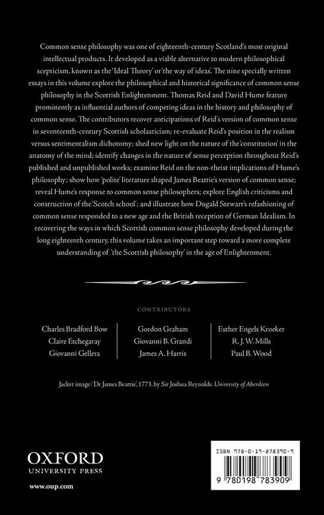 Produktbild: Common Sense in the Scottish Enlightenment
