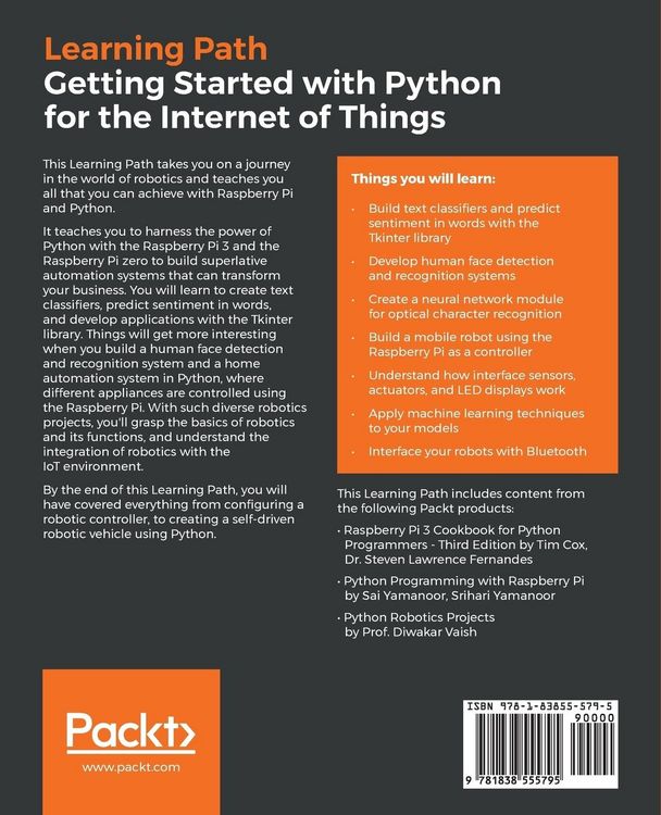 Produktbild: Getting Started with Python for the Internet of Things