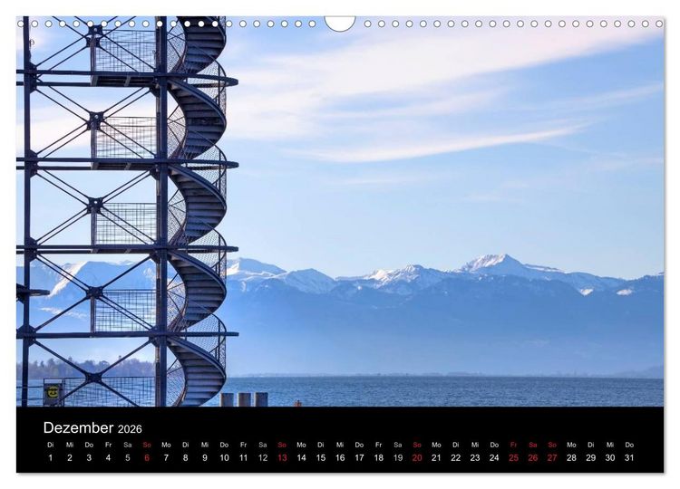 Produktbild: Bodensee (Wandkalender 2026 DIN A3 quer), CALVENDO Monatskalender