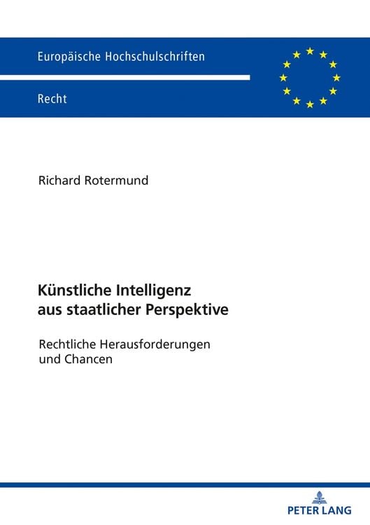 Produktbild: K&uuml;nstliche Intelligenz aus staatlicher Perspektive