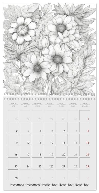 Produktbild: Le monde v&eacute;g&eacute;tal (Calendrier mural carr&eacute; 2026 30x30 cm) Calendrier double avec une page pour vos prises de notes