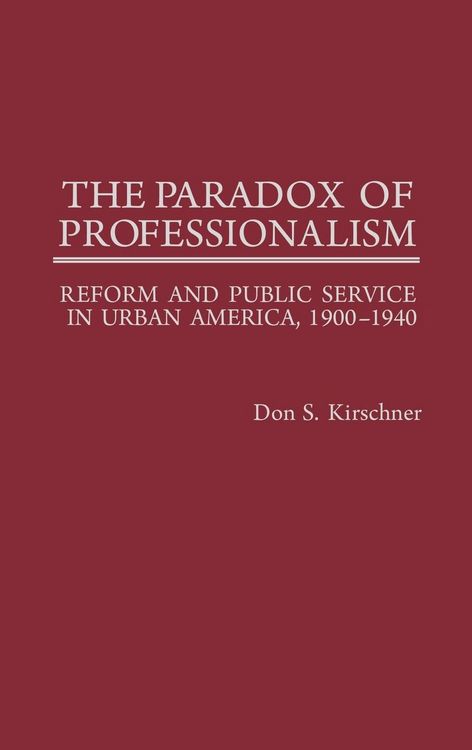 Produktbild: The Paradox of Professionalism