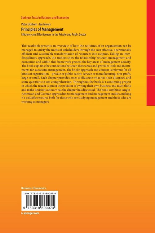 Produktbild: Principles of Management