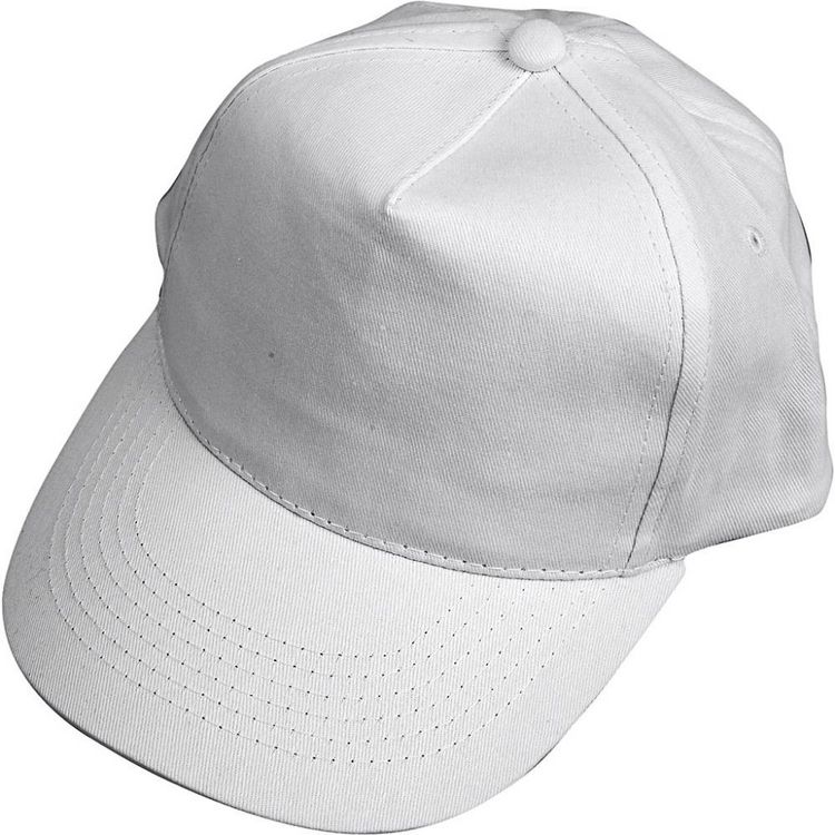 Produktbild: Creativ Company Kappen und M&uuml;tzen Cap, Wei&szlig;, 49,5-56 cm, 1 St&uuml;ck
