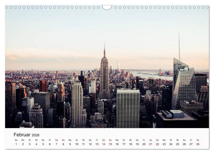 Produktbild: Traumstadt New York (Wandkalender 2026 DIN A3 quer), CALVENDO Monatskalender