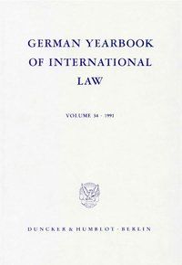 Produktbild: German Yearbook of International Law - Jahrbuch f&uuml;r Internationales Recht.