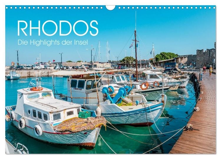 Produktbild: Rhodos - Die Highlights der Insel (Wandkalender 2027 DIN A3 quer), CALVENDO Monatskalender