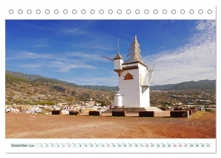 Produktbild: La Palma. Wandern, Flanieren und Genie&szlig;en (Tischkalender 2026 DIN A5 quer), CALVENDO Monatskalender
