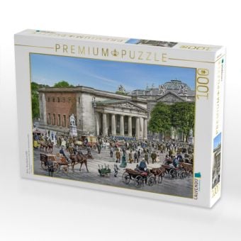Produktbild: CALVENDO Puzzle Berlin - Neue Wache um 1900 | 1000 Teile Lege-Gr&ouml;&szlig;e 64x48cm Foto-Puzzle f&uuml;r gl&uuml;ckliche Stunden