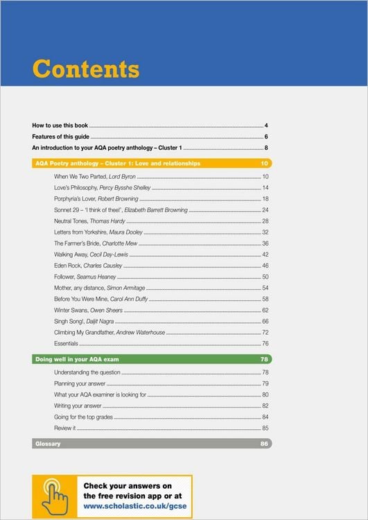 Produktbild: Love and Relationships AQA Poetry Anthology