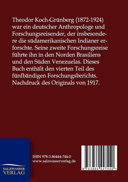 Produktbild: Vom Roroima zum Orinoco