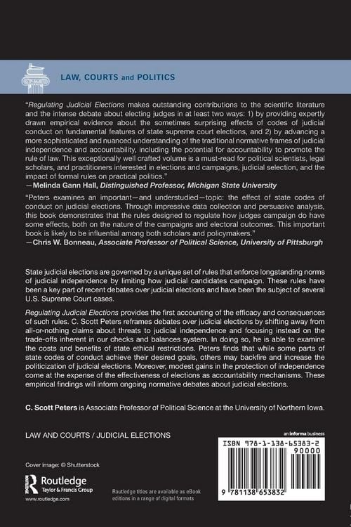 Produktbild: Regulating Judicial Elections