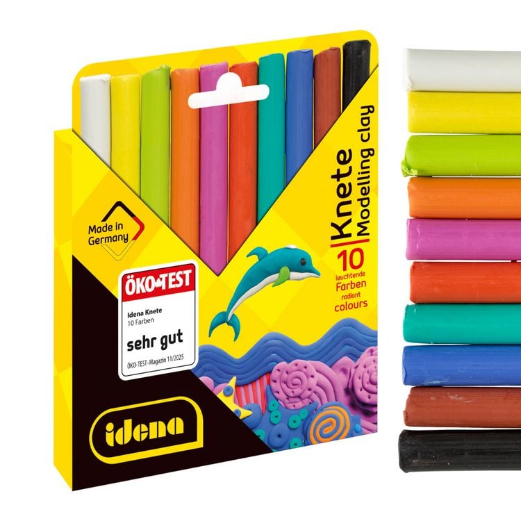 Produktbild: Idena Knete 10 Farben