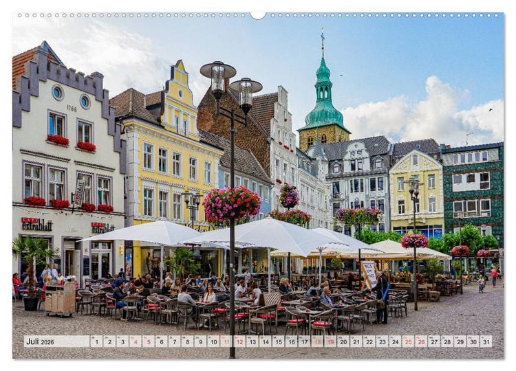 Produktbild: Recklinghausen Impressionen (Wandkalender 2026 DIN A2 quer), CALVENDO Monatskalender
