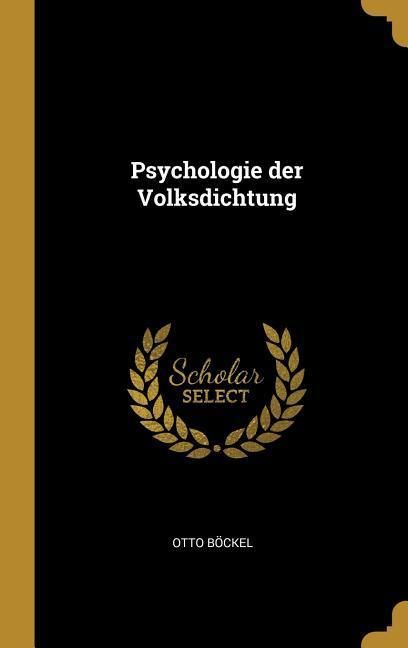Produktbild: Psychologie Der Volksdichtung