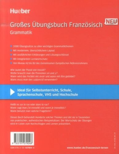 Produktbild: Gro&szlig;es &Uuml;bungsbuch Franz&ouml;sisch Neu