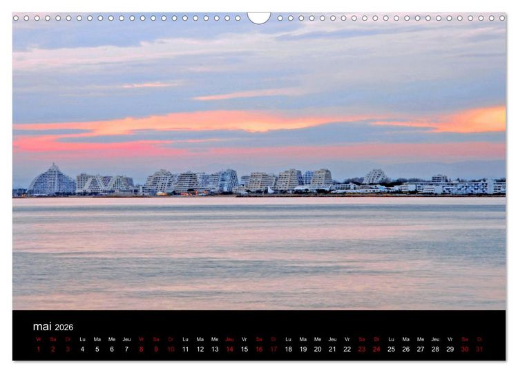 Produktbild: La Grande-Motte (Calendrier mural 2026 DIN A3 vertical), CALVENDO calendrier mensuel