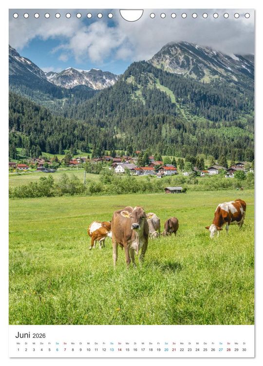Produktbild: Sommerzauber in den Alpen (Wandkalender 2026 DIN A4 hoch), CALVENDO Monatskalender