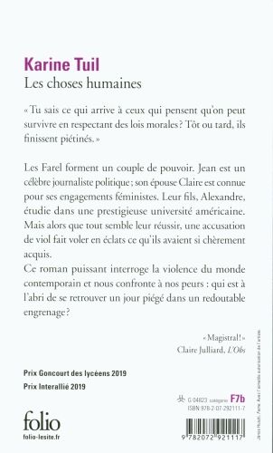 Produktbild: Les choses humaines