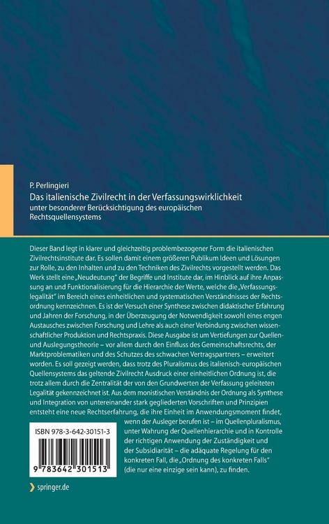 Produktbild: Das italienische Zivilrecht in der Verfassungswirklichkeit