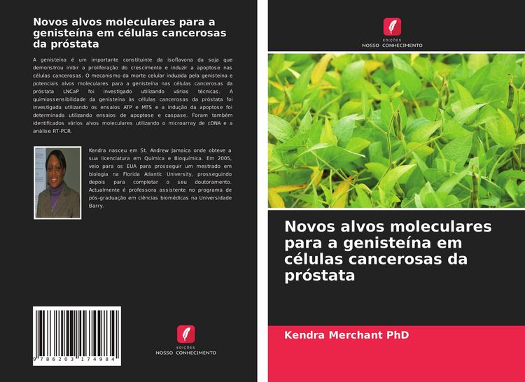 Produktbild: Novos alvos moleculares para a geniste&iacute;na em c&eacute;lulas cancerosas da pr&oacute;stata