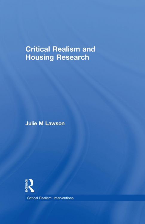 Produktbild: Critical Realism and Housing Research