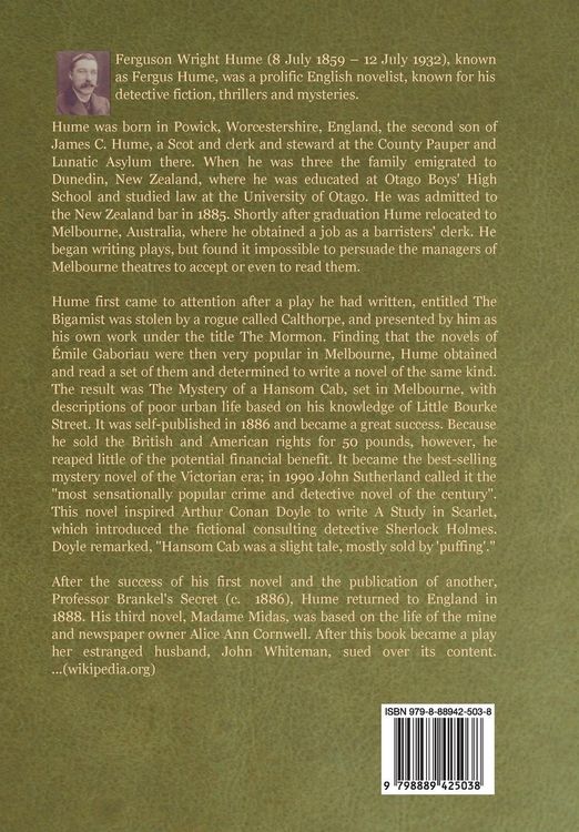 Produktbild: The Mystery of a Hansom Cab