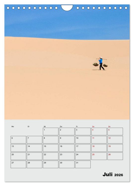 Produktbild: VIETNAM - Mein Urlaubsplaner (Wandkalender 2026 DIN A4 hoch), CALVENDO Monatskalender